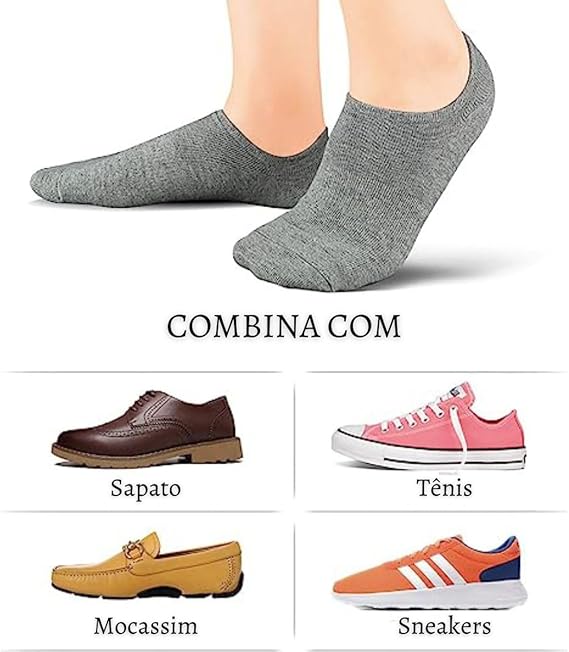 Kit 12 Pares de Meias Soquete Cano Curto em Algodão de - Conforto e Durabilidade esportes e atividades ao ar livre. Perfeitas para quem busca praticidade e resistência