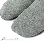 Kit 12 Pares de Meias Soquete Cano Curto em Algodão de - Conforto e Durabilidade esportes e atividades ao ar livre. Perfeitas para quem busca praticidade e resistência