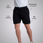 Kit 3 Short Sarja Mauricinho Brim Bermuda Masculina Colorida