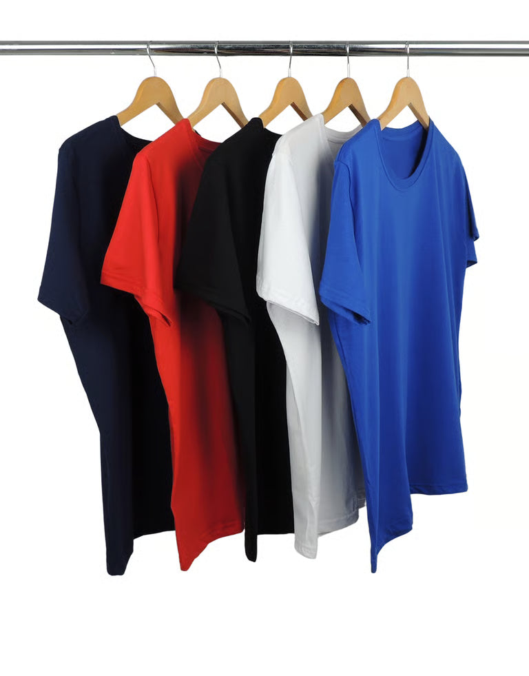 Kit 5 Camisetas Tech Modal Masculinas