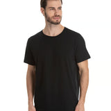 Camiseta de Algodão Premium Preta