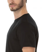 Camiseta de Algodão Premium Preta