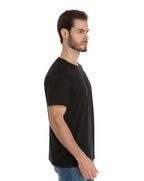Camiseta de Algodão Premium Preta