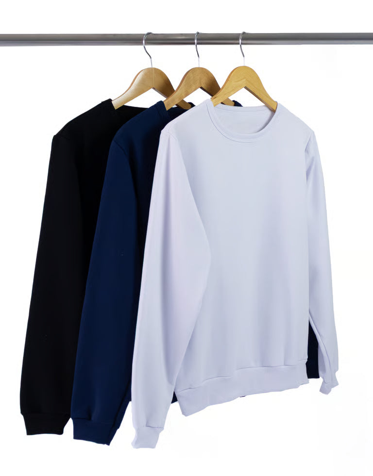 Kit 3 Blusões de Moletom Femininos 01