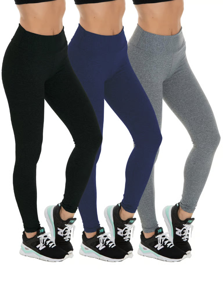 Kit 3 Calças Leggings Fitness Feminina 1