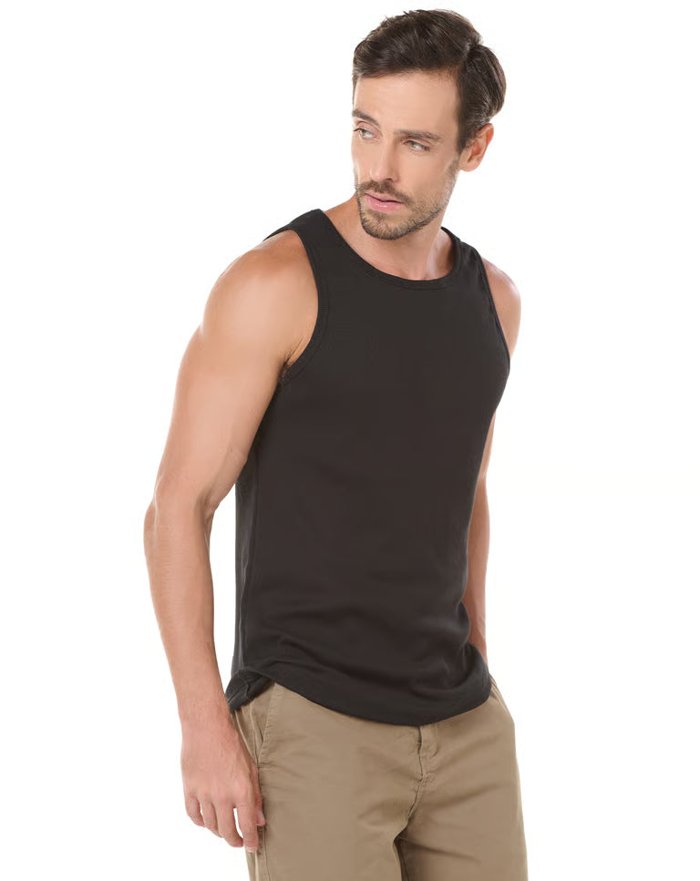 Kit 3 Regatas Masculinas Canelada em Ribana 01