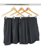 Kit 3 Bermudas Dry Fit Pretas
