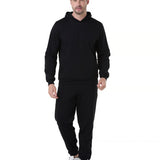 Conjunto Moletom Masculino com Capuz Preto 01