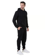 Conjunto Moletom Masculino com Capuz Preto 01