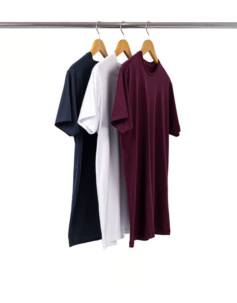 Kit 3 Camisetas Tech Modal Masculinas