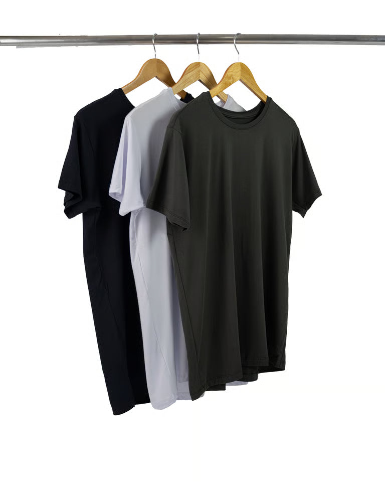 Kit 3 Camisetas Tech Modal Masculinas