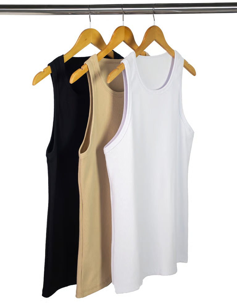 Kit 3 Regatas Masculinas Canelada em Ribana 01